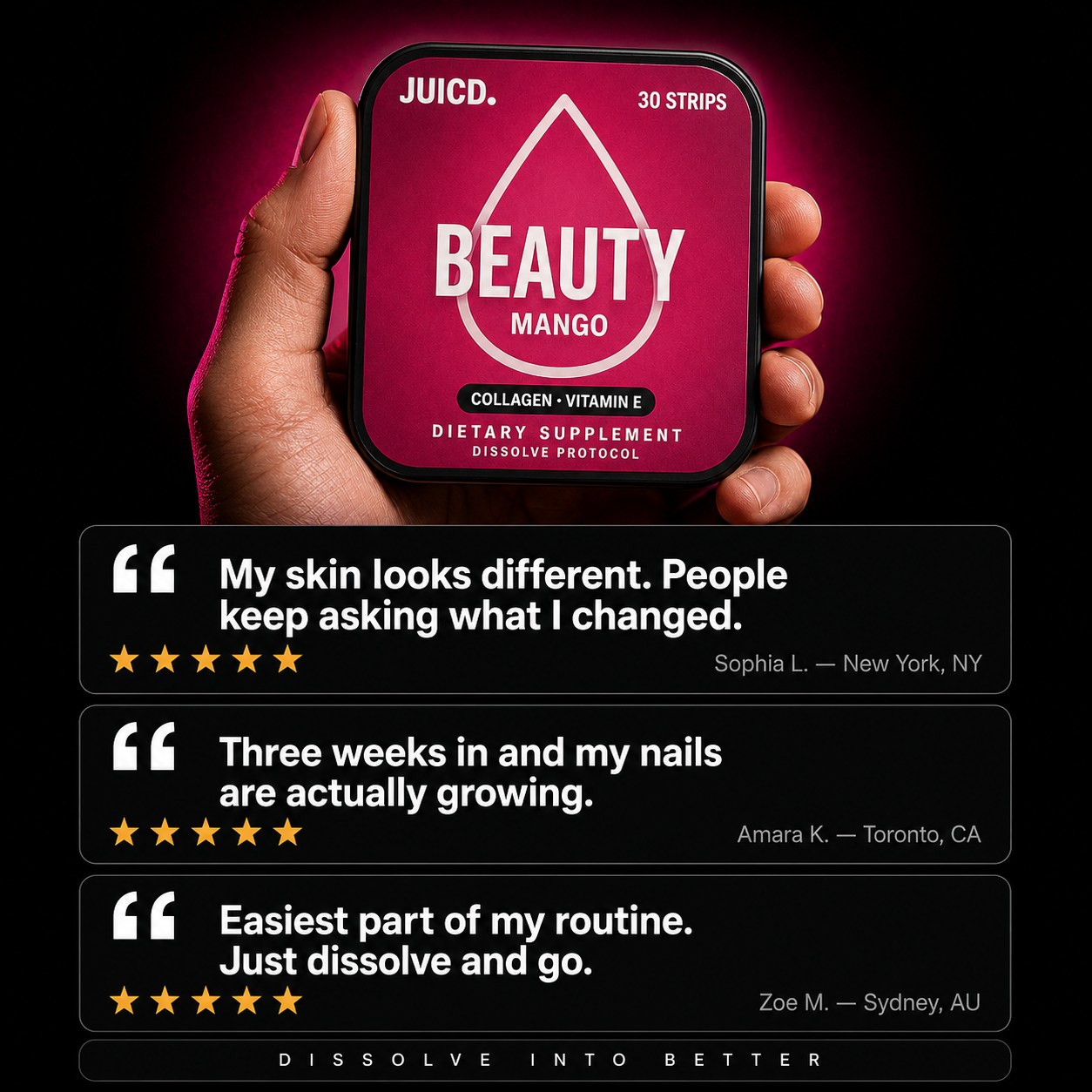 JUICD Beauty Strip — Skin From The Inside Out