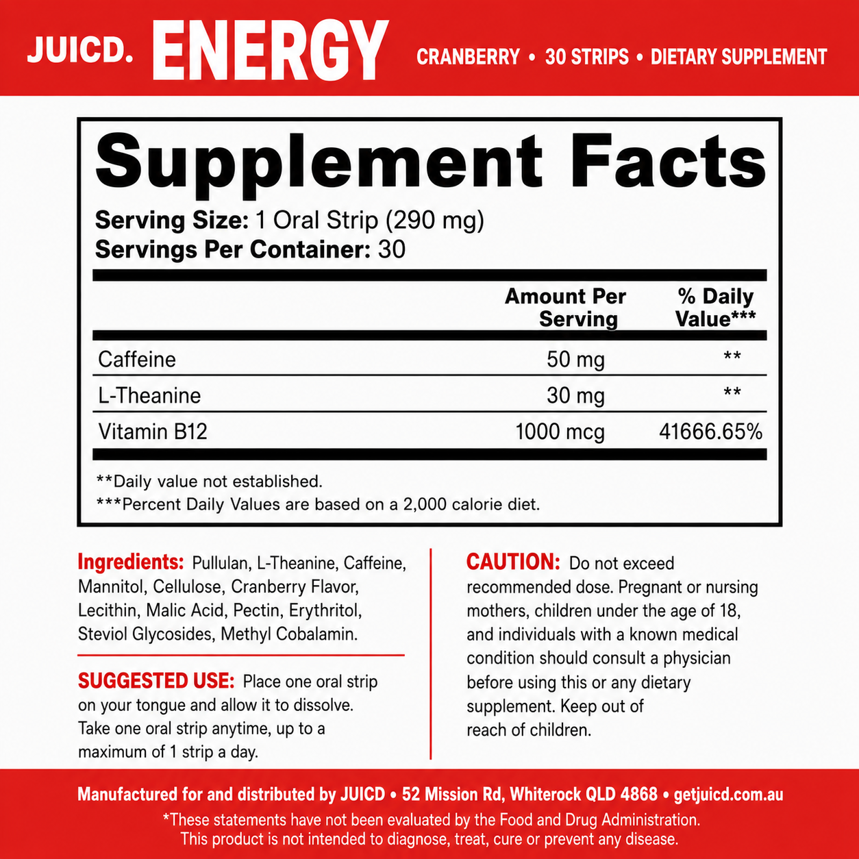 JUICD Energy Strip — Clean Energy, No Crash