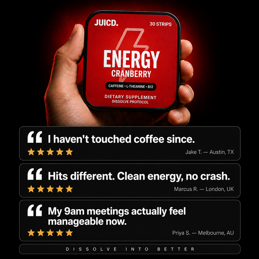 JUICD Energy Strip — Clean Energy, No Crash