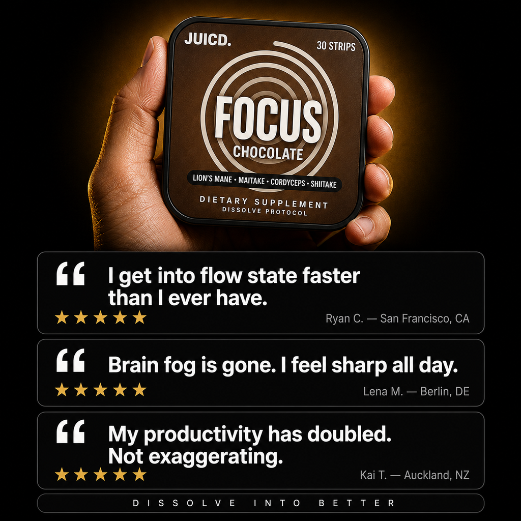 JUICD Focus Strip — Cognitive Performance, Naturally