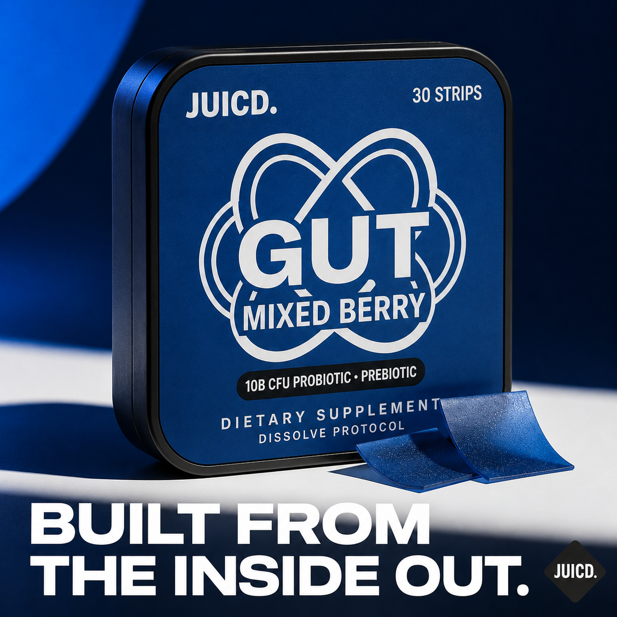 JUICD Gut Strip — Daily Microbiome Support