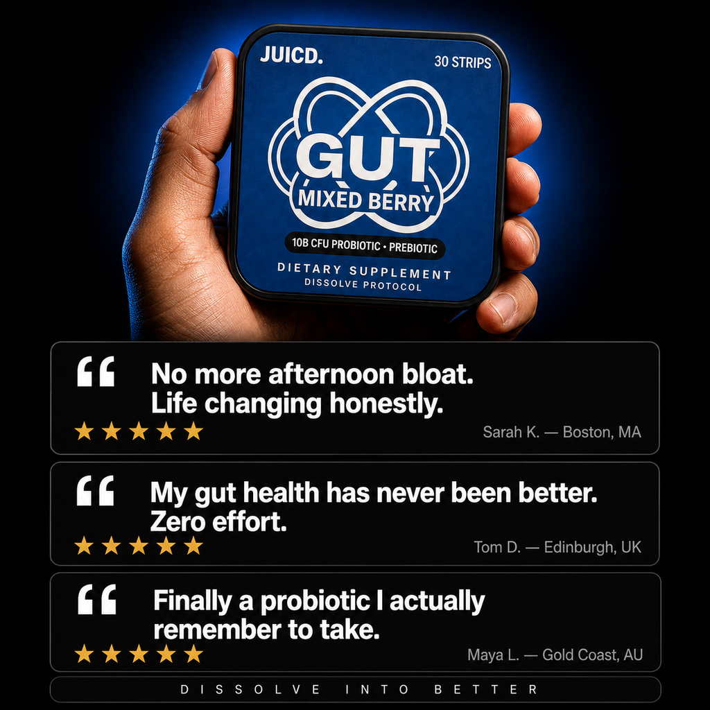 JUICD Gut Strip — Daily Microbiome Support