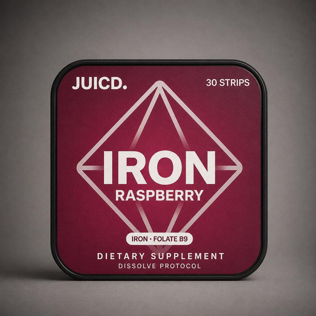 JUICD Iron Strip — Energy For Iron-Deficient Days