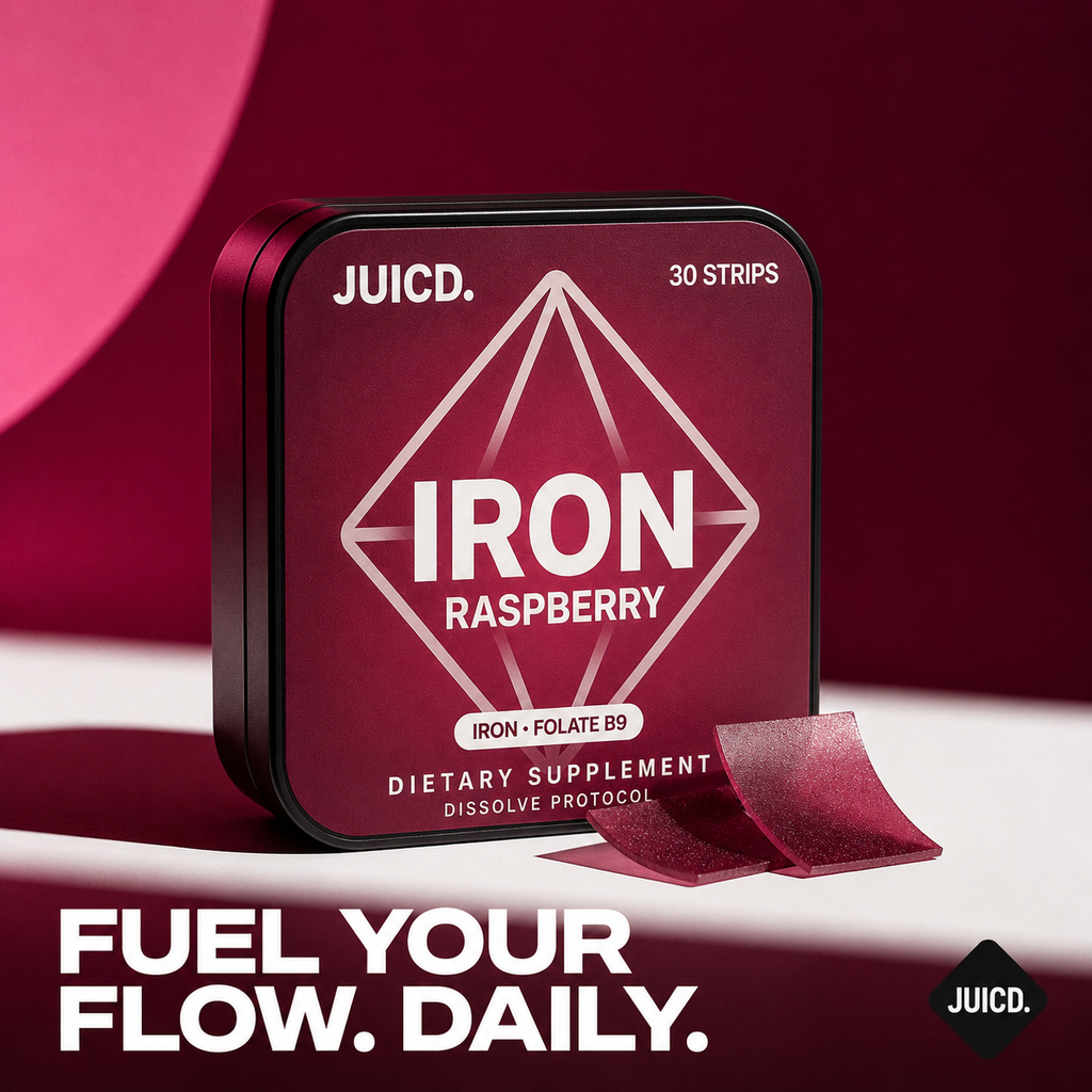 JUICD Iron Strip — Energy For Iron-Deficient Days