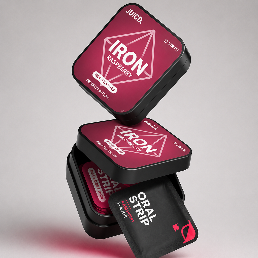 JUICD Iron Strip — Energy For Iron-Deficient Days