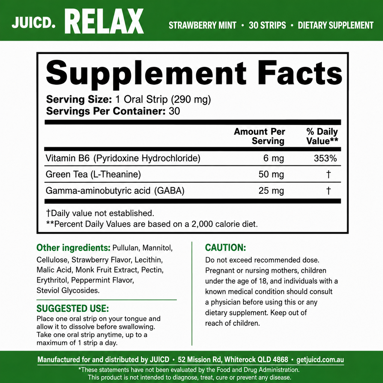 JUICD Relax Strip — Take The Edge Off